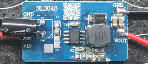 SL3048 DCDC降壓轉(zhuǎn)換器：輸入48V降壓12V0.5A方案應(yīng)用